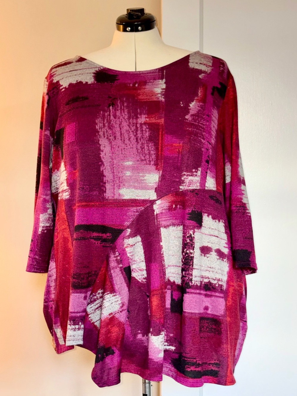 Avenue Abstract Print Tunic